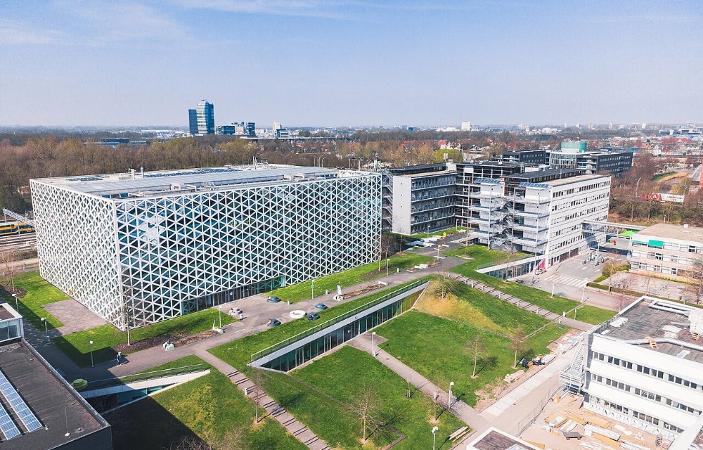 De campus van Hogeschool Windesheim in Zwolle